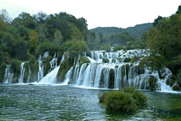 Ein Drehort für Winnetou-Filme, die Krka-Wasserfälle in Kroatien