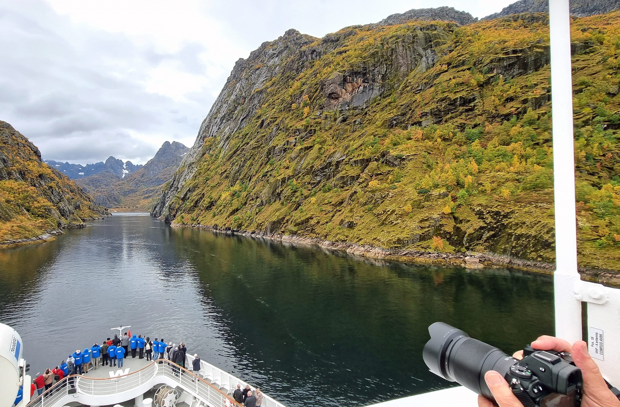 Blick und Klick vom Trollfjord