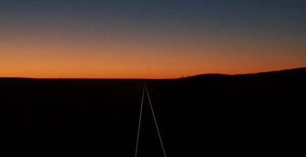 Sonnenuntergang an Bord von Rovos Rail in Südafrika!