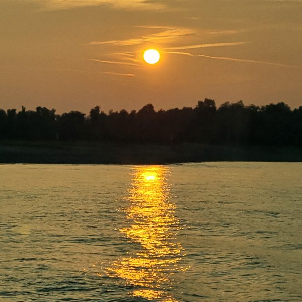 Sonnenuntergang in den Niederlanden